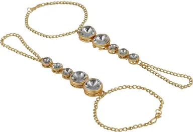 Crystal Gold-Plated Designer Bracelet for Women & Girls | Fashion Jewellery for Party, Wedding & Daily Wear thumbnail 2