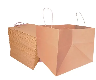 Cake Carry Bags 9x7.25x7.5 Inch | 130 GSM Paper Bakery Bags Pack of 20 thumbnail 4