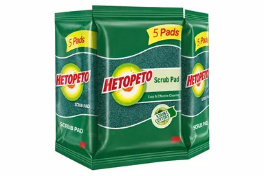 Scrub Pad Pack of 3 | Heavy Duty Kitchen Cleaning Pad | Stain Cutter Scrubber for Utensils, Sink & Cookware thumbnail 3