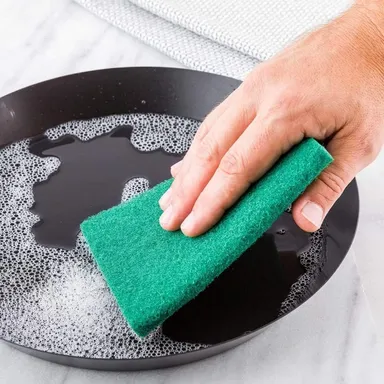 Scrub Pad Pack of 3 | Heavy Duty Kitchen Cleaning Pad | Stain Cutter Scrubber for Utensils, Sink & Cookware thumbnail 2