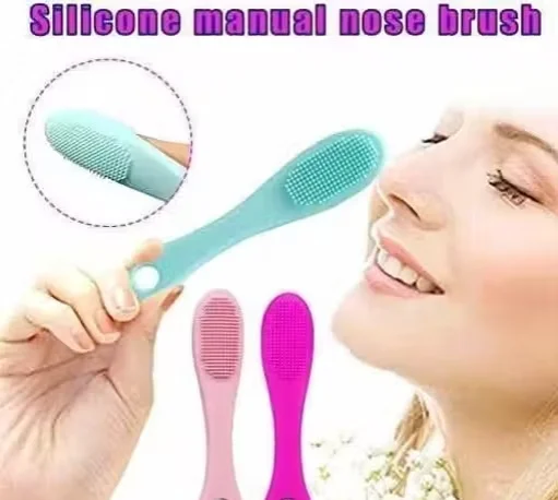  Facial Scrubber with Easy-Grip Handle for Deep Pore Cleansing, Exfoliation & Face Massage (Pack of 2) image 3
