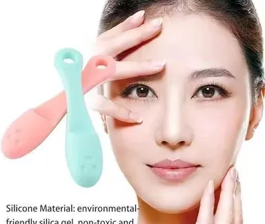2 Set Silicone Face Wash Brush for Deep Cleansing & Exfoliation | Portable Dual-Sided Facial Cleansing Scrubber for Men & Women thumbnail 1