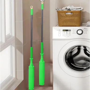 Microfiber Floor Mop with 360° Rotatable Head & Adjustable Handle | Wet & Dry Easy Squeeze Cleaning Mop Stick for Home, Kitchen, Bathroom & Office | Green thumbnail 2
