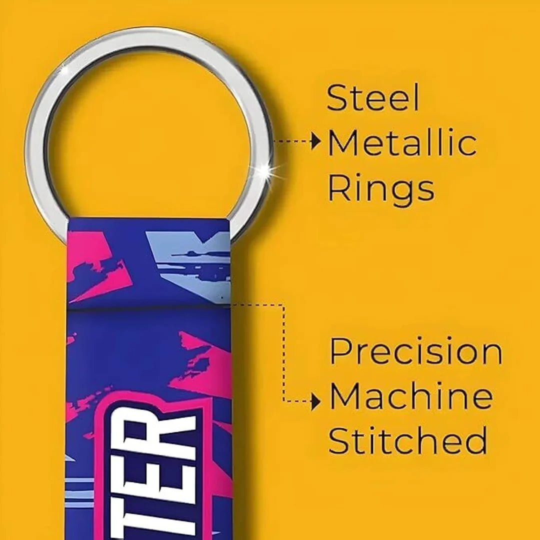 New LaserTech Traveller Key Chain for Car Bike Scooter Keys Travel Lanyard Keyring Durable Polyester Strap Adventure Keychain image 2