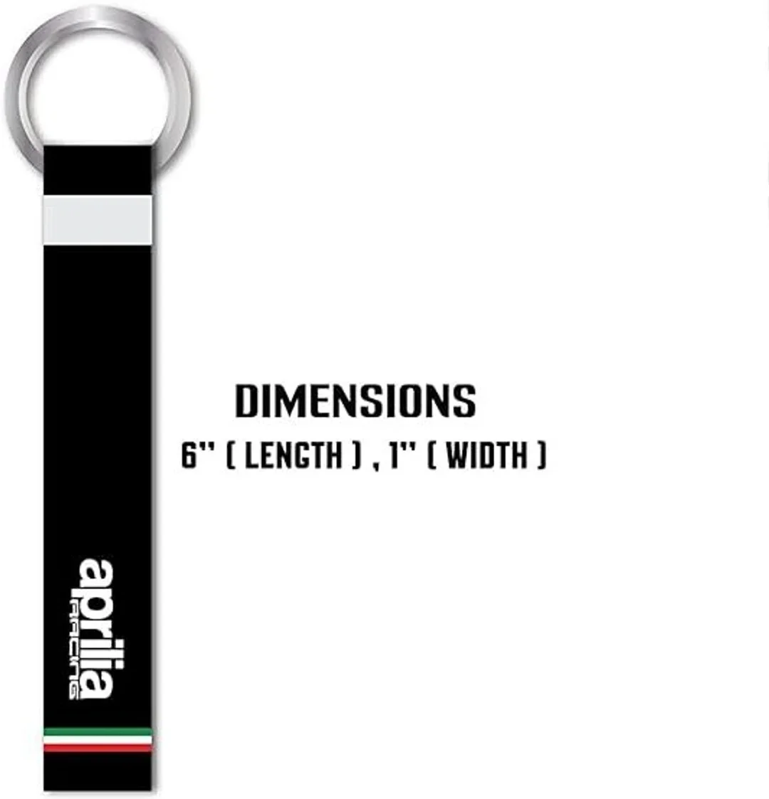New LaserTech Aprilia Racing Lanyard Keychain CN-E8RX-6Q0X Bike Key Holder Strap for Motorcycle Scooter Car Keys Polyester Wrist Lanyard Key Chain image 3