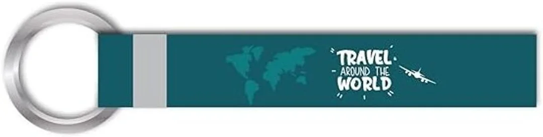 New LaserTech Travel Around The World Key Chain for Bike Car Home Office Travel Lovers Metal Souvenir Keyring Gift Keychain for Men Women India image 1