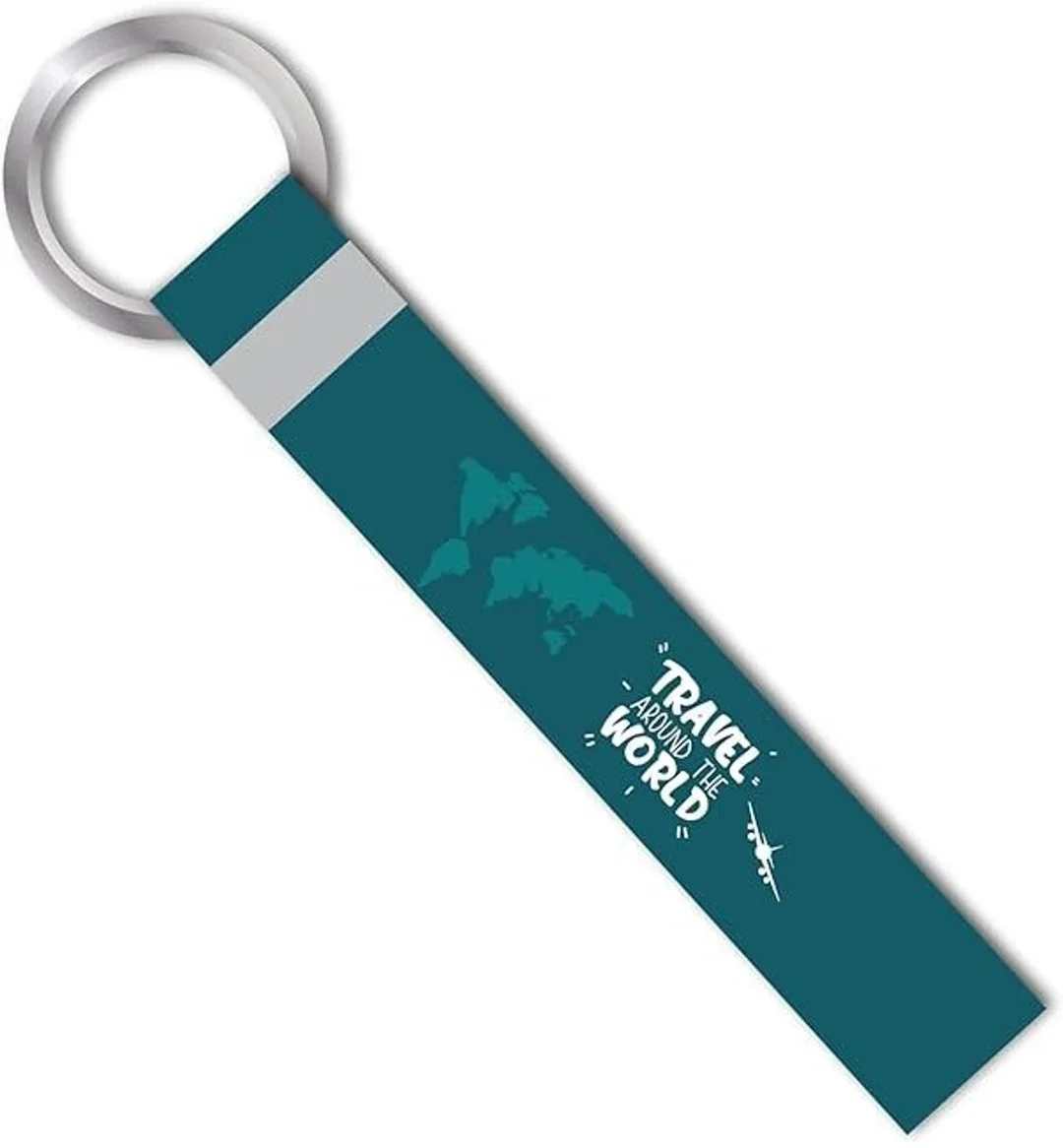 New LaserTech Travel Around The World Key Chain for Bike Car Home Office Travel Lovers Metal Souvenir Keyring Gift Keychain for Men Women India image 4