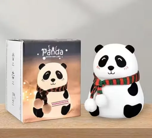 Cute Panda LED Night Light Lamp for Home Decoration | Soft Glow Table Lamp for Kids Room & Bedroom Decor image 2