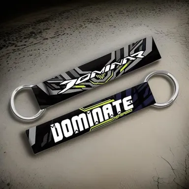 New LaserTech Dominar 01 Motorcycle Key Chain Metal Printed Bike Rider Keychain for Bajaj Dominar Owners Laser Engraved Pendant Key Ring Gift Accessory thumbnail 1