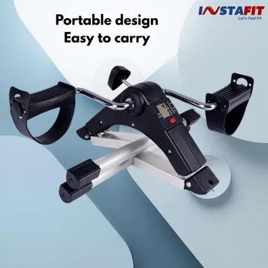 Mini Pedal Exerciser Cycle for Home & Office with LCD Display, Adjustable Resistance, Under Desk Arm & Leg Exercise Bike for Seniors, Rehabilitation & Daily Fitness thumbnail 3