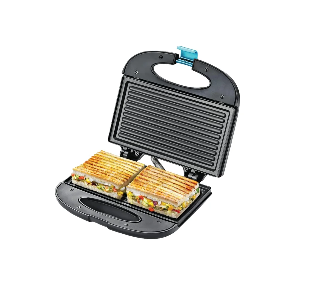 prestige sandwich maker 800 W non‑stick oil‑free toasting | bakelite | with power indicators | healthy toast image 1