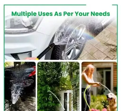 High Pressure Water Spray Gun Nozzle for Car Bike Wash with Adjustable Brass Jet and 1/2 Inch Hose Pipe Connector Leakproof Garden Water Sprayer for Floor Cleaning Patio Washing and Home Use image 4