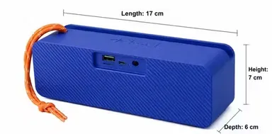 10W Wireless Bluetooth Speaker with Deep Bass Stereo Sound, Bluetooth 5.1, Type-C Fast Charging, Built-in Mic, TF Card Support, Portable Music Speaker for Mobile, Laptop, Tablet, Home, Travel & Outdoor Use thumbnail 1