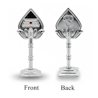 Divine Steel Murugan Vel Showpiece for Home Decor Silver 6.5 cm Murugar Vel Statue for Living Room Office Car Dashboard Decorative Spiritual Idol Pack of 1 thumbnail 3