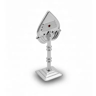 Divine Steel Murugan Vel Showpiece for Home Decor Silver 6.5 cm Murugar Vel Statue for Living Room Office Car Dashboard Decorative Spiritual Idol Pack of 1 thumbnail 2