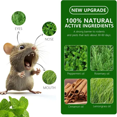 Touch Car Rodent Repellent Balls Tablets Pack of 10 | Rat Repellent for Car, Bike, Truck Engine & Garage thumbnail 2