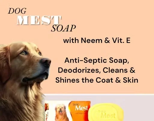 Dog Mest General Cleansing Medicated Soap & Shampoo 200ml | Pet Coat Cleanser for Dogs | Vitamin E Dog Shampoo image 2