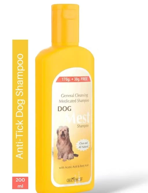 Dog Mest General Cleansing Medicated Soap & Shampoo 200ml | Pet Coat Cleanser for Dogs | Vitamin E Dog Shampoo image 3