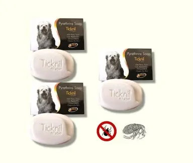 Ticknil Pet Soap Pack of 3 | Tick & Flea Control for Dogs thumbnail 3