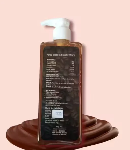 Coffee & Vitamin E Body Wash for Men & Women | Deep Cleansing Shower Gel for Soft, Fresh & Glowing Skin | 250ml image 4