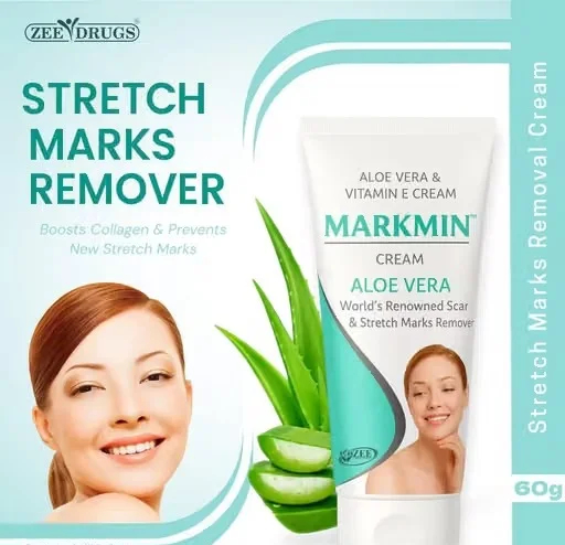 Aloe Vera & Vitamin E Cream with Soap Combo for Stretch Marks & Scars | Pregnancy Skin Care | 60g Cream + 75g Soap image 3