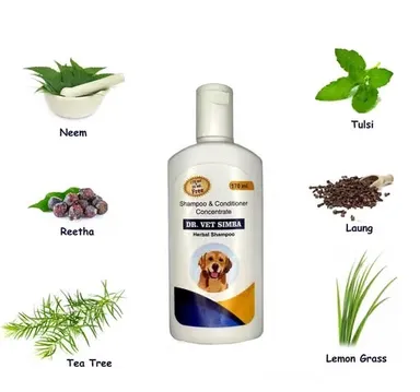 Dog Shampoo & Ticknil Soap Combo for Dogs & Cats | Anti-Tick, Flea & Itch Relief | Neem & Aloe Vera Shampoo 200ml + Herbal Soap 150g | Bathing & Grooming Care thumbnail 1