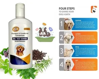 Dog Shampoo & Ticknil Soap Combo for Dogs & Cats | Anti-Tick, Flea & Itch Relief | Neem & Aloe Vera Shampoo 200ml + Herbal Soap 150g | Bathing & Grooming Care thumbnail 3