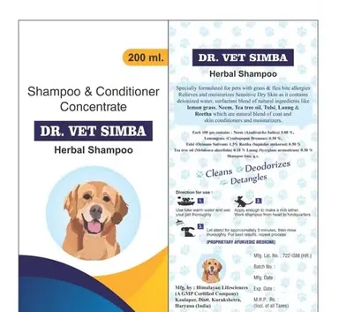 Dog Shampoo & Ticknil Soap Combo for Dogs & Cats | Anti-Tick, Flea & Itch Relief | Neem & Aloe Vera Shampoo 200ml + Herbal Soap 150g | Bathing & Grooming Care thumbnail 2