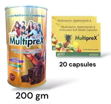 Multiprex Multivitamins & Minerals Powder Supplement thumbnail 3