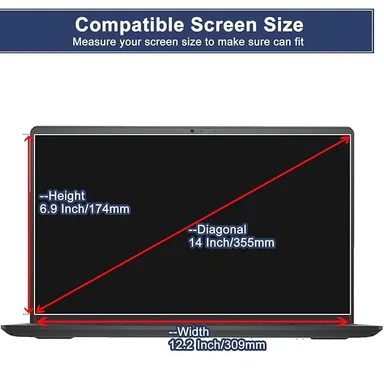 Laptop Skin Protector with Precision Trackpad Cover | Ultra Clear Scratch Resistant Laptop Protection thumbnail 4