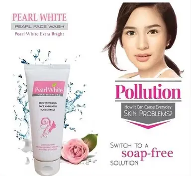 Pearl White Rose Extract Face Wash (2 x 60 g) | Deep Cleansing, Oil Control & Skin Brightening Gel Face Wash for All Skin Types thumbnail 2