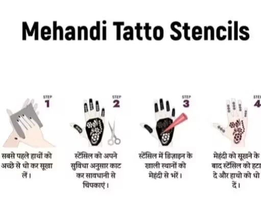Mehandi Practice Hand Model | Black Training Hand image 2