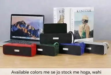 portable bluetooth speaker with super bass, bluetooth speaker with type c charging, wireless speaker thumbnail 2