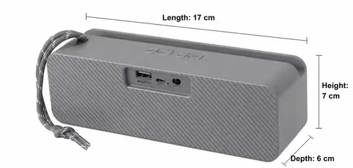 Portable Bluetooth Speaker 10W Super Bass | Type-C Fast Charging, FM Radio, USB & TF Card Support | Wireless Speaker for Mobile, Laptop & Tablet image 4