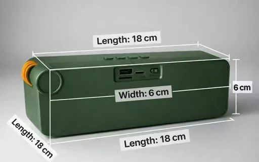 Portable Bluetooth Speaker 10W Wireless Rechargeable Deep Bass Sound Box with Type-C Charging for Mobile Laptop Travel Outdoor image 4