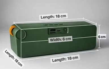Portable Bluetooth Soundbar Speaker with Deep Bass | Wireless Mini Sound Bar for Mobile, Laptop & TV thumbnail 1