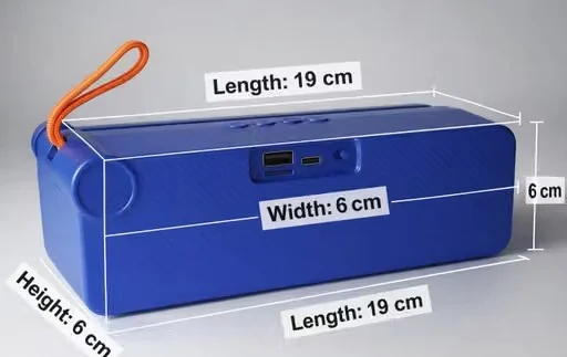 Portable Wireless Bluetooth Speaker 10W HD Stereo Sound with Deep Bass, 6H Battery Backup, Fast Charging, Rechargeable Speaker for Mobile, Laptop & Outdoor Use image 4