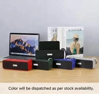 Portable Wireless Bluetooth Speaker with Deep Bass & HD Sound | Built-in Mic | Rechargeable Battery thumbnail 3