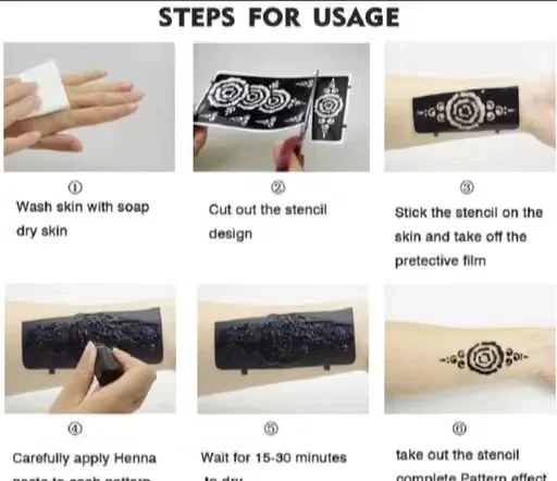 Mehandi Hand Practice Sheet for henna beginners and professionals. Ideal for practicing bridal, Arabic, and modern mehndi designs image 3