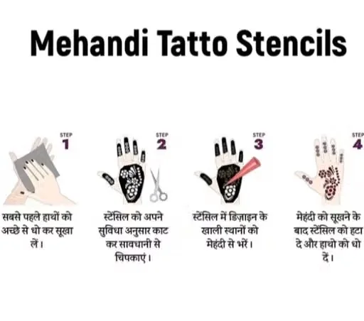 Mehandi Hand Practice Sheet for henna beginners and professionals. Ideal for practicing bridal, Arabic, and modern mehndi designs image 4
