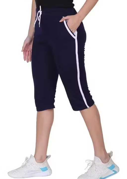Women's Cotton Sports Shorts Combo Pack of 2 | Gym, Yoga & Daily Wear Black-Grey XXL image 3