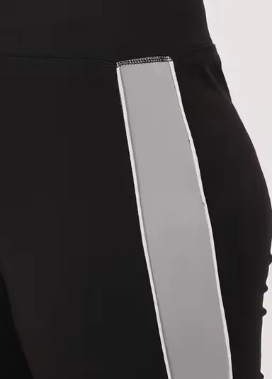 Women Yoga Track Pants | Stretchable Sports Tights | High Waist Gym & Yoga Wear | Slim Fit Activewear Bottom | Pack of 1 BLACK M thumbnail 1