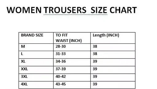 Women’s Stylish Lycra Bell Bottom Trousers Black L image 2