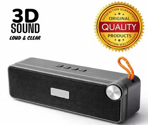 Portable Bluetooth Speaker 10W Wireless Speaker with Deep Bass, Bluetooth 5.1, USB & TF/SD Card Support, Hands-Free Calling, Portable Mini Music Speaker for Mobile Laptop Tablet Outdoor Travel Home Party | Random Colour image 1
