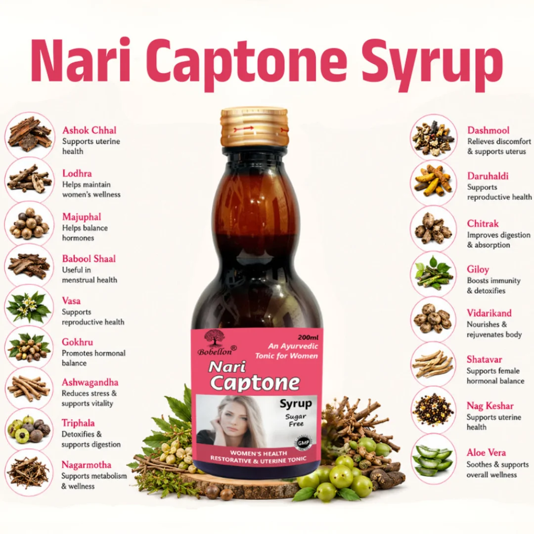 Nari Captone Women Ayurvedic Syrup 200ml for Women's Health image 4