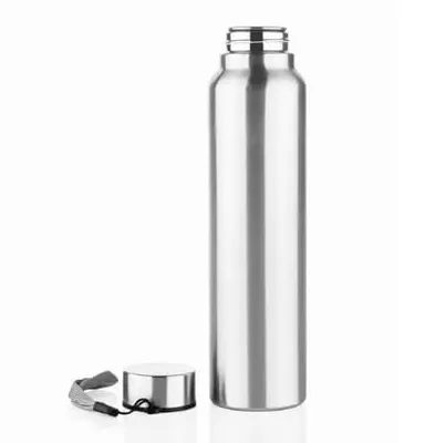 Stainless Steel Water Bottle with Leakproof Lid | Rust-Free Reusable Metal Water Bottle for Home, Office, School, Gym & Travel thumbnail 3