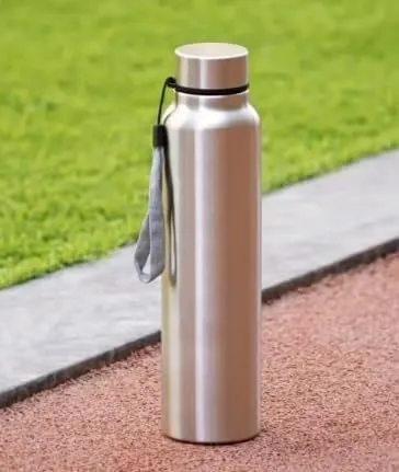 Stainless Steel Water Bottle with Leakproof Lid | Rust-Free Reusable Metal Water Bottle for Home, Office, School, Gym & Travel thumbnail 2