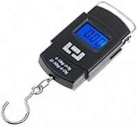 Digital Hanging Weight Scale 50kg Capacity with LCD Display, Battery Operated Portable Electronic Luggage Weighing Scale, Heavy Duty Metal Hook & Durable Strap for Travel Bags, Fishing, Courier Parcels, Kitchen, Home & Outdoor Use image 3