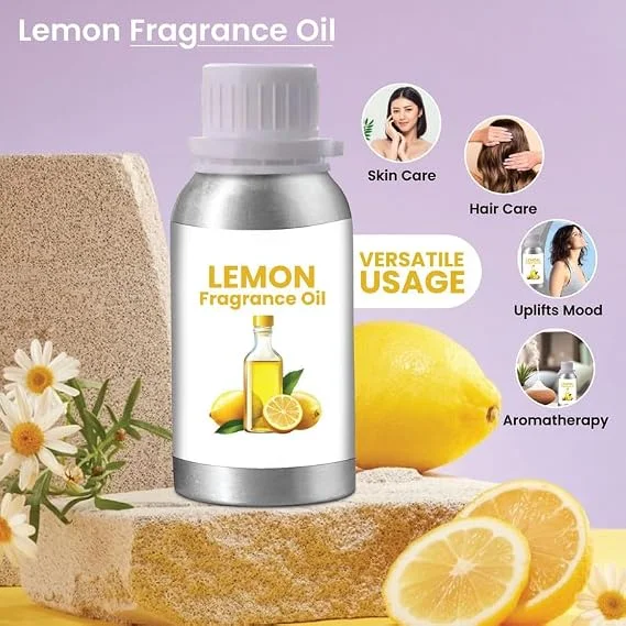 Lemon Fragrance Oil – 50ml | Premium Citrus Scent for Soap Making, Candles, Diffusers, Air Fresheners & Cosmetic DIY image 3