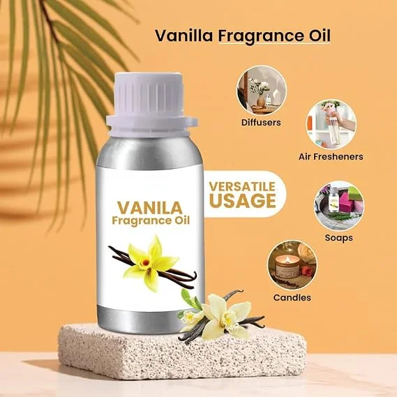 Vanilla Fragrance Oil for Soap Making, Candles, Diffusers, Air Fresheners & Cosmetic Ingredients | Premium Vanilla Scent Oil | 100ml image 3